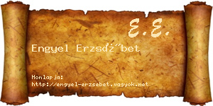 Engyel Erzsébet névjegykártya